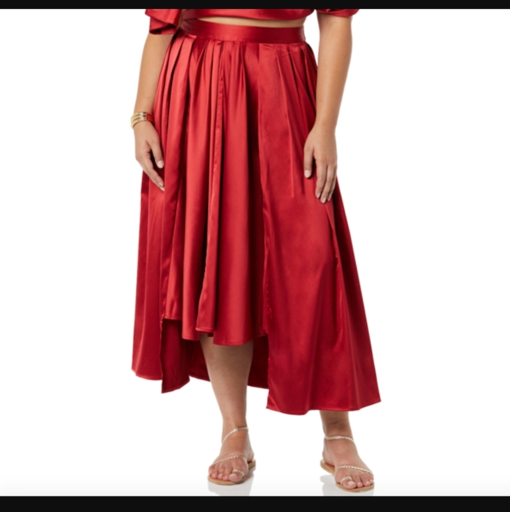 Making the Cut Season 3 Ep 5 Winning Look Jeanette's Maxi Hi Low Skirt NWT Sz‎ S